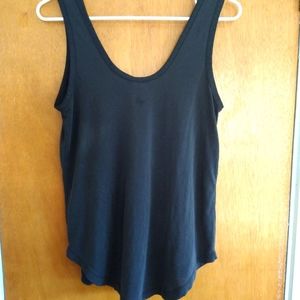 Naked Zebra Silky Black Tank Small